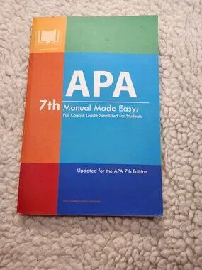 Appearance Publishers | Accents | Apa 7th Manual Made Easy Book Updated ...